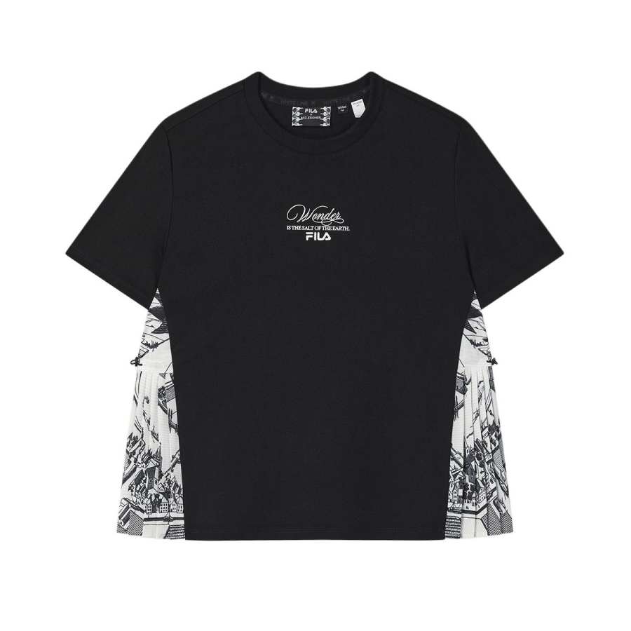 FILA x M.C.ESCHER SS25 T Shirt Women's Jet Black BK