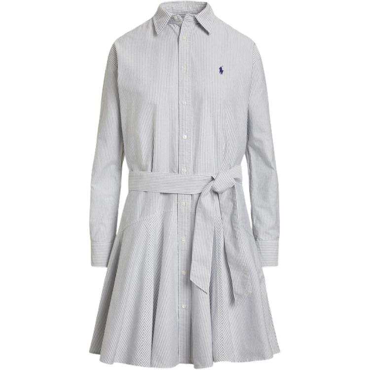Polo Ralph Lauren SS25 Long Sleeved Dress Classic Women's Gray