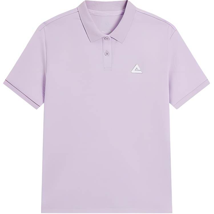 PEAK Polo Shirt Women's Light Snow Purple