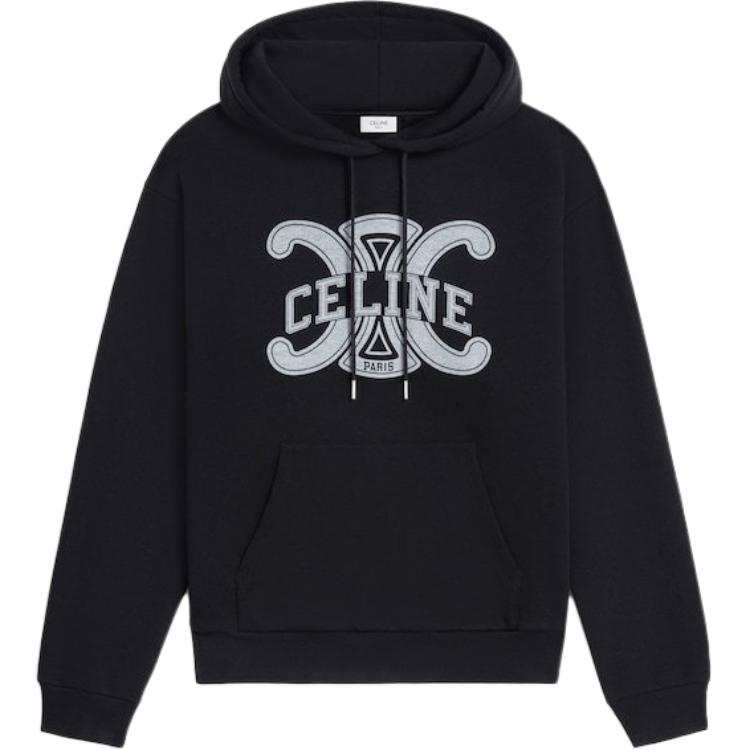 CELINE CELINE Loose Drawstring Hoodie