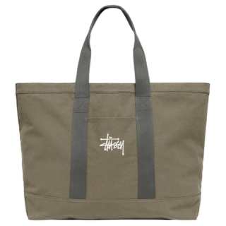 Stussy Fabric Tote Bag, Shopping Bag, Shoulder Bag Unisex Green