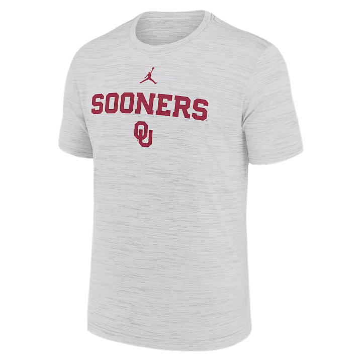 Jordan Jordan Oklahoma Sideline Velocity Men's Jordan Brand Dri FIT College T Shirt