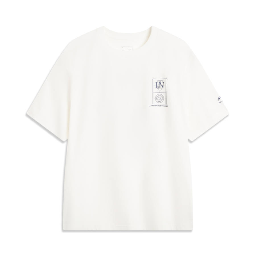 Li-Ning Li Ning Sports Life Collection T Shirt Men's Ivory