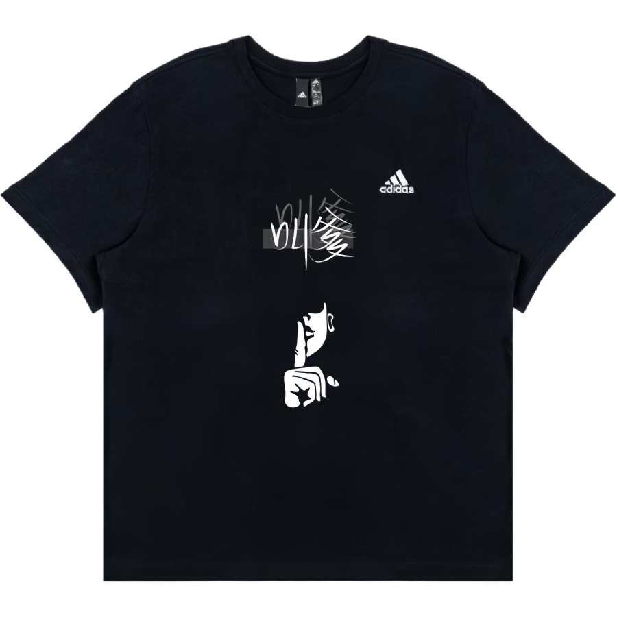 Adidas Adidas T Shirts Unisex Black Crew Neck Moderate Straight Fit