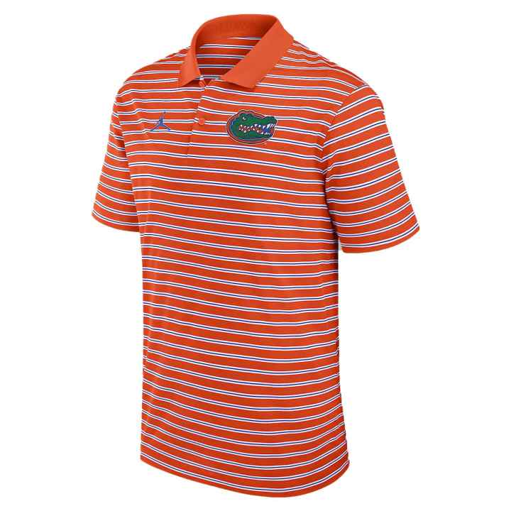 Jordan Jordan Florida Primetime Victory Striped Men's Jordan Brand Dri FIT College Polo