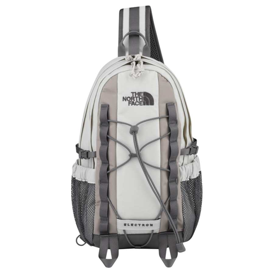 THE NORTH FACE Nylon Crossbody Outdoor Bag Sling Bag Unisex Beige & Tan