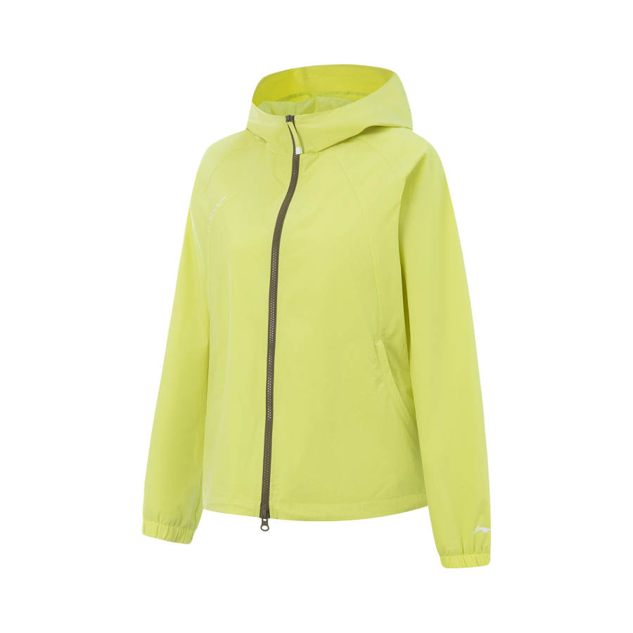 Li-Ning Li Ning Fitness Series Trench Coat Women's Yellow Firefly Green