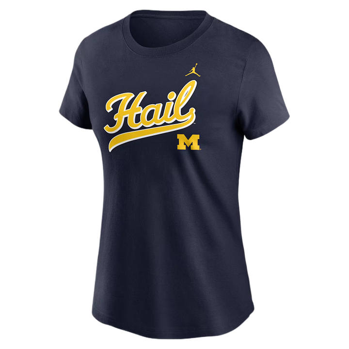 Jordan Jordan Michigan Athletic Prep Arch Local Script Women's Nike College T-Shirt