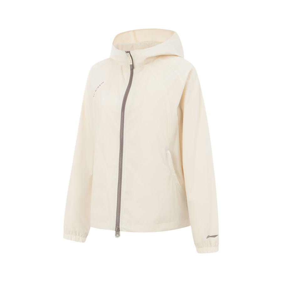 Li-Ning Li Ning Fitness Series Trench Coat Women's Eggnog Gray