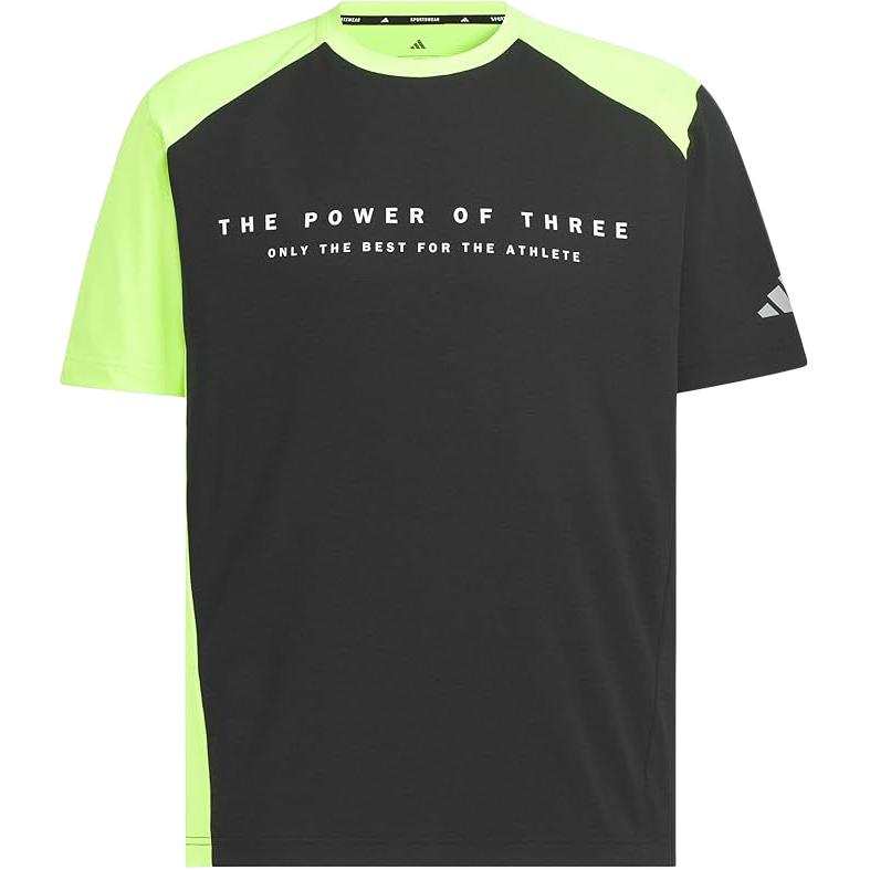 Adidas Adidas Clothing T Shirts Men's Black Crew Neck