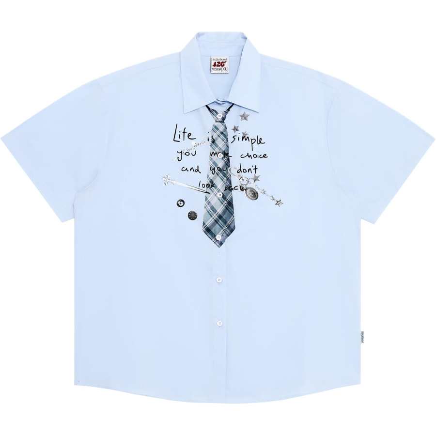 F426 F426 Shirts Unisex Lapel Moderate Other