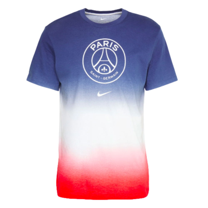 Nike Nike T Shirts Men's Blue Crew Neck Moderate Straight Fit