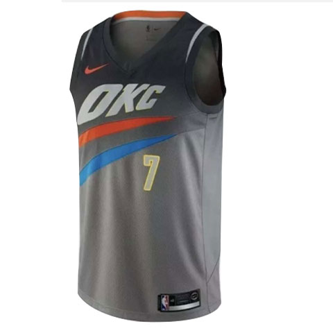 Nike Nike Dri Fit Basketball Jersey Men's Gray