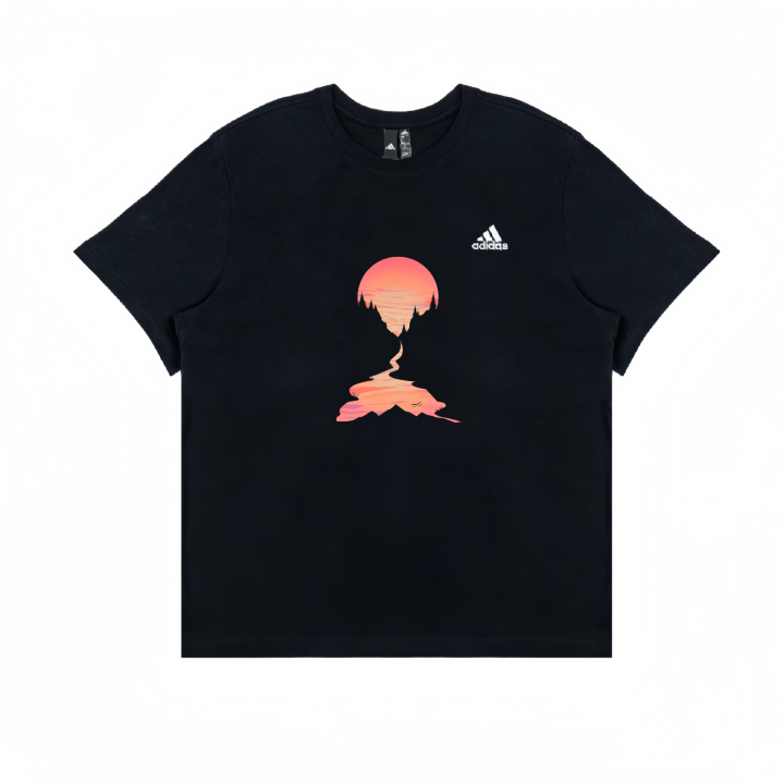Adidas Adidas T Shirts Unisex Black Crew Neck Moderate Straight Fit