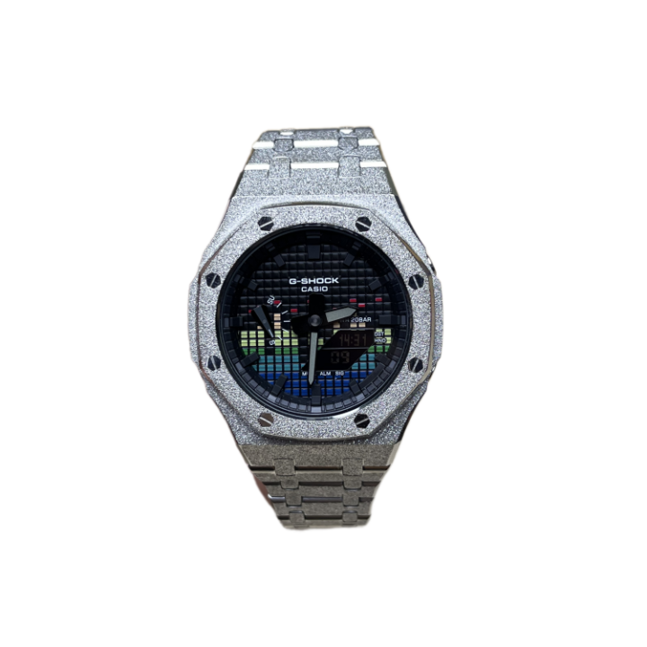 CASIO CASIO Custom Collection Quartz Movement Stainless Steel Watchband Watch Unisex Black Dial