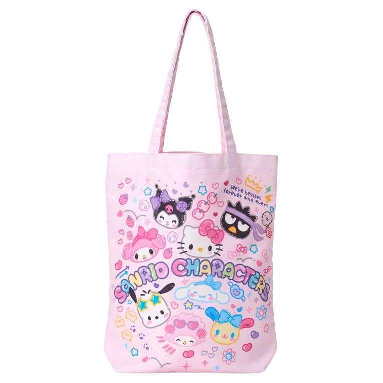 Sanrio Cotton Shoulder Bag Women's Pink
