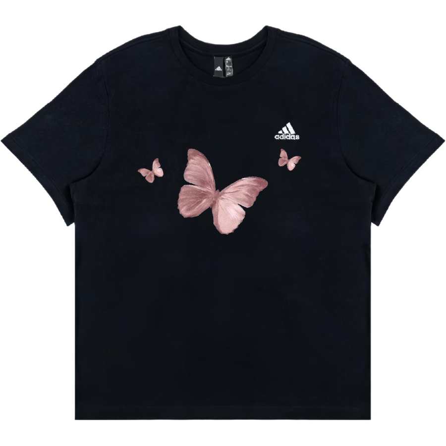 Adidas Adidas T Shirts Unisex Black Crew Neck Moderate Straight Fit
