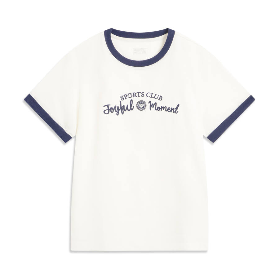 Li-Ning Li Ning Sports Life Collection T Shirt Women's Ivory