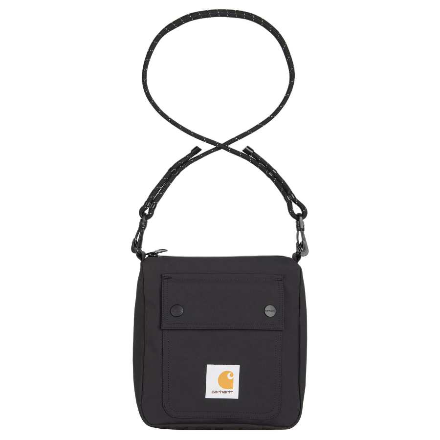 Carhartt WIP Nylon Shoulder Bag, Crossbody Bag Men's Black