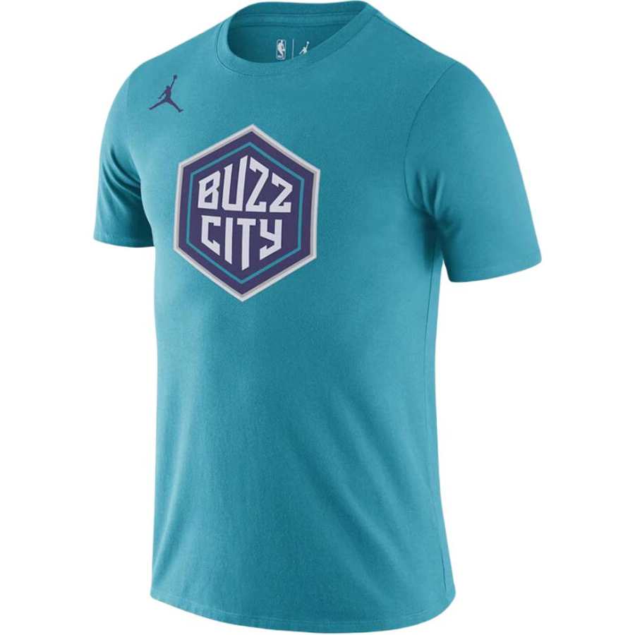 Jordan Jordan Nba Charlotte Hornets Logo Dri Fit T shirt