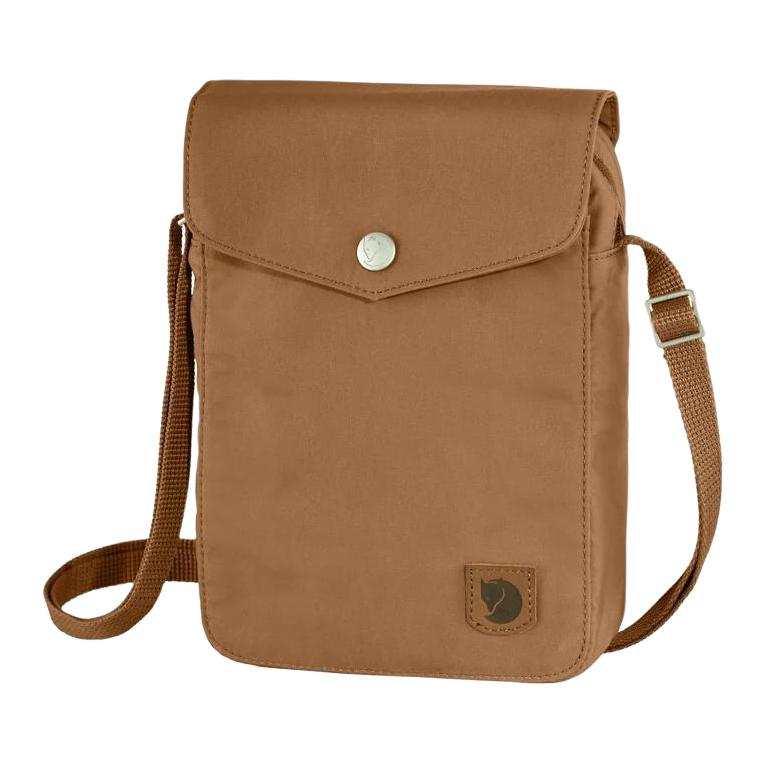 Fjallraven 1.76L Cell Phone Pouch, Crossbody Bag, Shoulder Bag, Outdoor Bag Recycled Polyester With Cotton Khaki Unisex