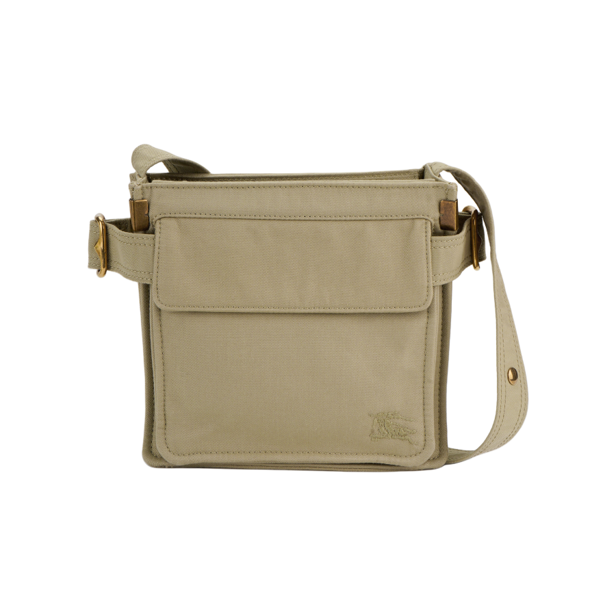 Burberry Trench Polyester Shoulder Bag, Crossbody Bag Cell Phone Pouch Men's Orion Beige