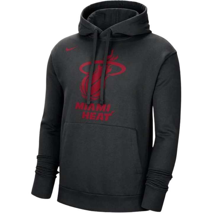 Nike Nike Nba Miami Heat Essential Fleece Pullover Loose Fit Hoodie