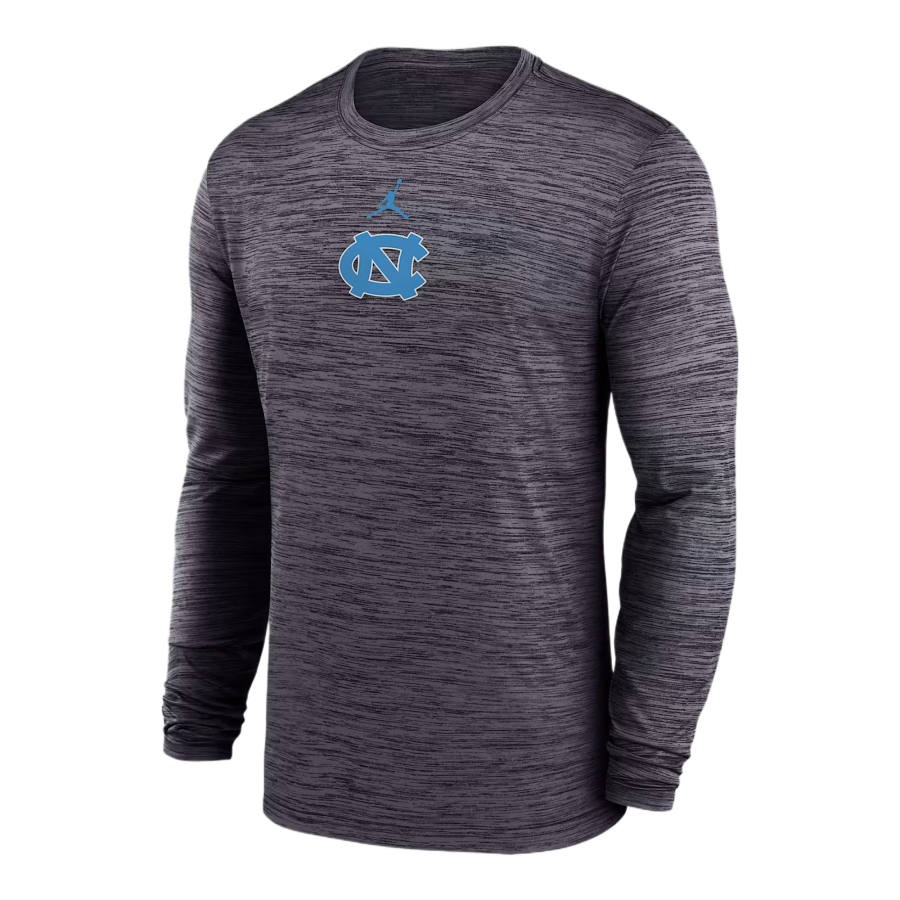Jordan Jordan North Carolina Sideline Velocity Men's Jordan Brand Dri-FIT College Long-Sleeve T-Shirt