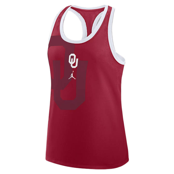 Jordan Jordan Oklahoma Primetime Shadow Women's Jordan Brand College Racerback Tank Top