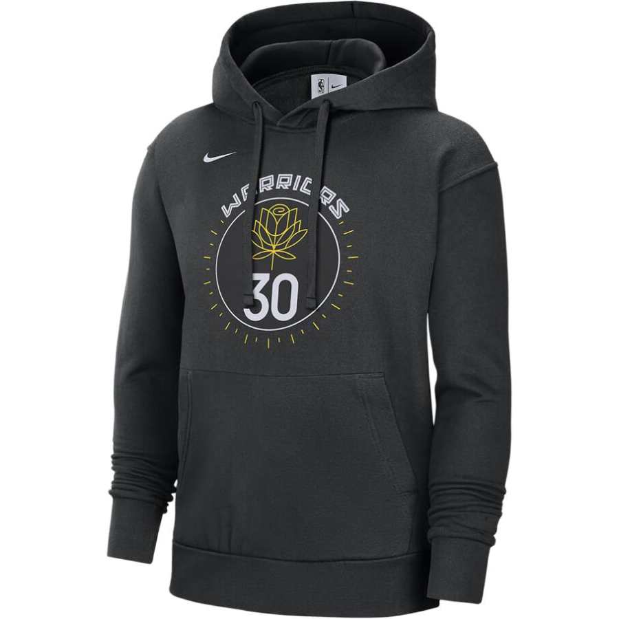 Nike Nike Nba Golden State Warriors Stephen Curry City Edition Fleece Pullover Loose Fit Hoodie