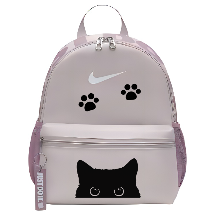 Nike Nike Fabric Backpack Small Women's Gray Purple Red & White