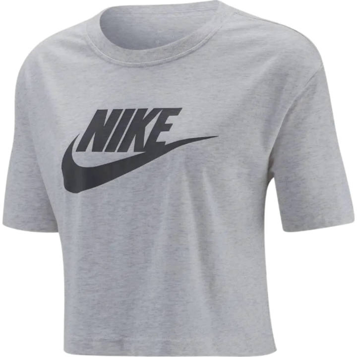 Nike Nike Sportswear Women's Essential Cropped Tee Gray