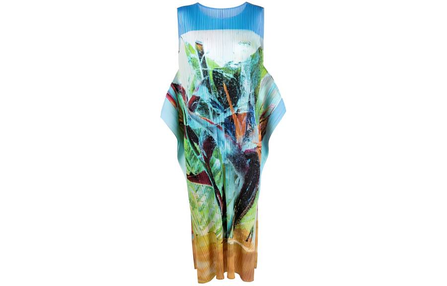 ISSEY MIYAKE Sleeveless Dress Women's Multicolor