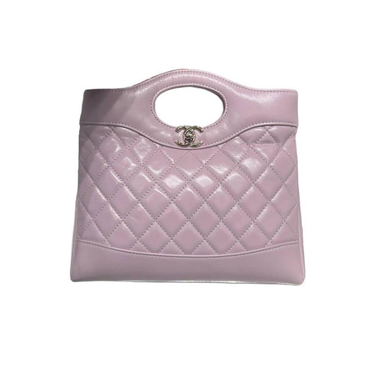 CHANEL Sheepskin Material Gold Metal Tote Bag, Shopping Bag, Shoulder Bag, Crossbody Bag, Handbag Mini Women's