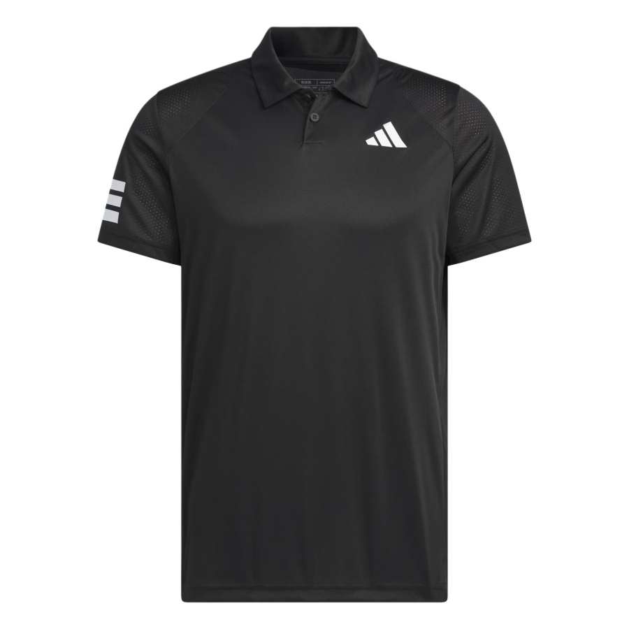 Adidas Adidas CLUB TENNIS 3 STRIPES Polo Shirt Men's Black/White
