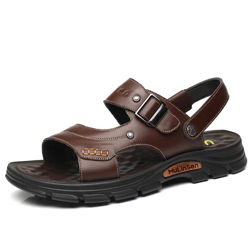 Mulinsen Beach Sandals Men's Black/Brown