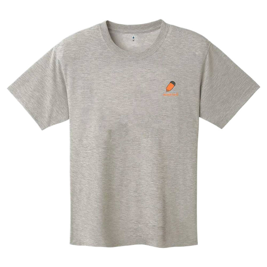 MONTBELL T Shirts Men's Crew Neck Moderate Straight Fit