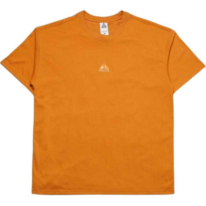 Nike Nike T Shirts Men's Orange Crew Neck