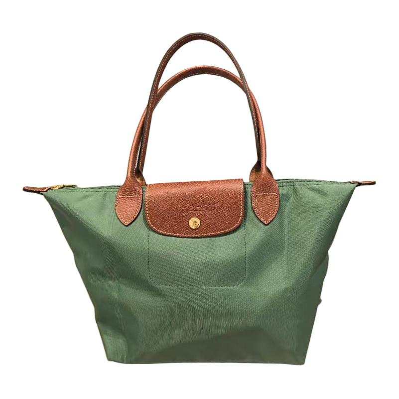 LONGCHAMP Le Pliage Nylon Handbag Medium Women's Green