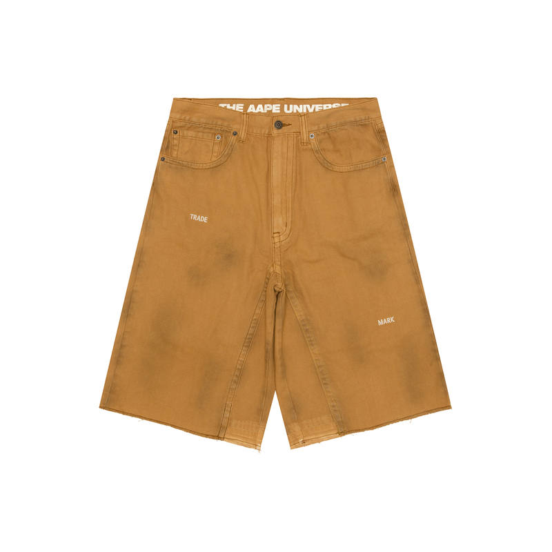 Aape Aape Casual Shorts Men's Brown BGD Moderate