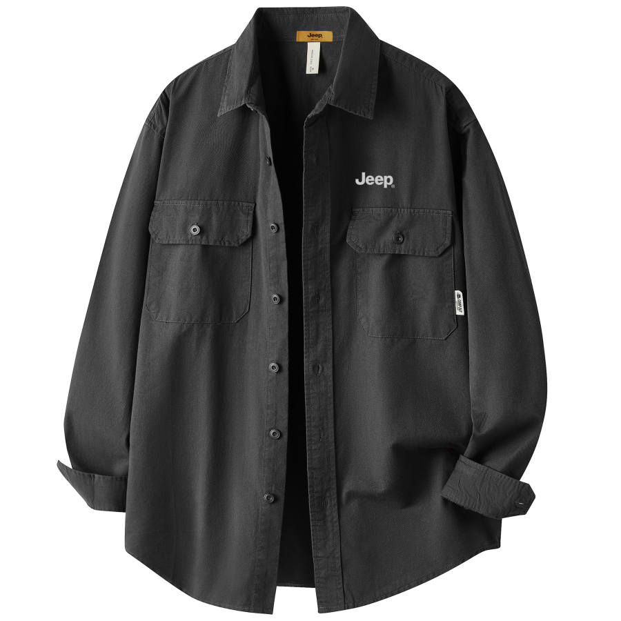 Jeep Jeep Shirts Unisex Lapel Thin Shirt