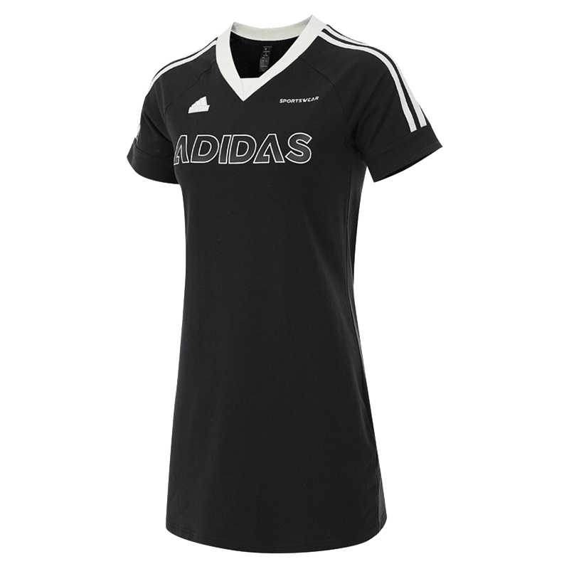 Adidas Adidas Short Sleeved Dress Women's Black