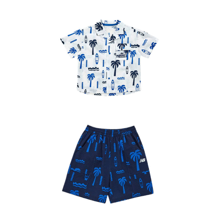 New Balance New Balance Casual Sportswear SS25 2 Piece Set Children Aged 3 7 Years Old