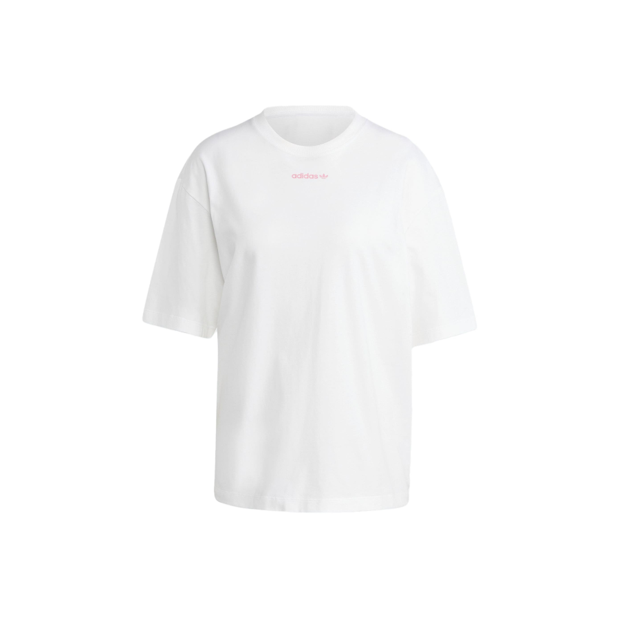 Adidas Originals Drop Shoulder Sleeve T Shirt Women's White