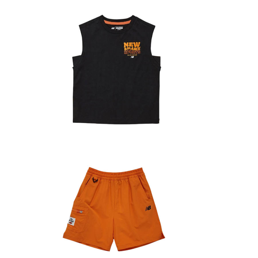 New Balance New Balance Casual Sportswear SS25 2 Piece Set Children Aged 3 7 Years Old