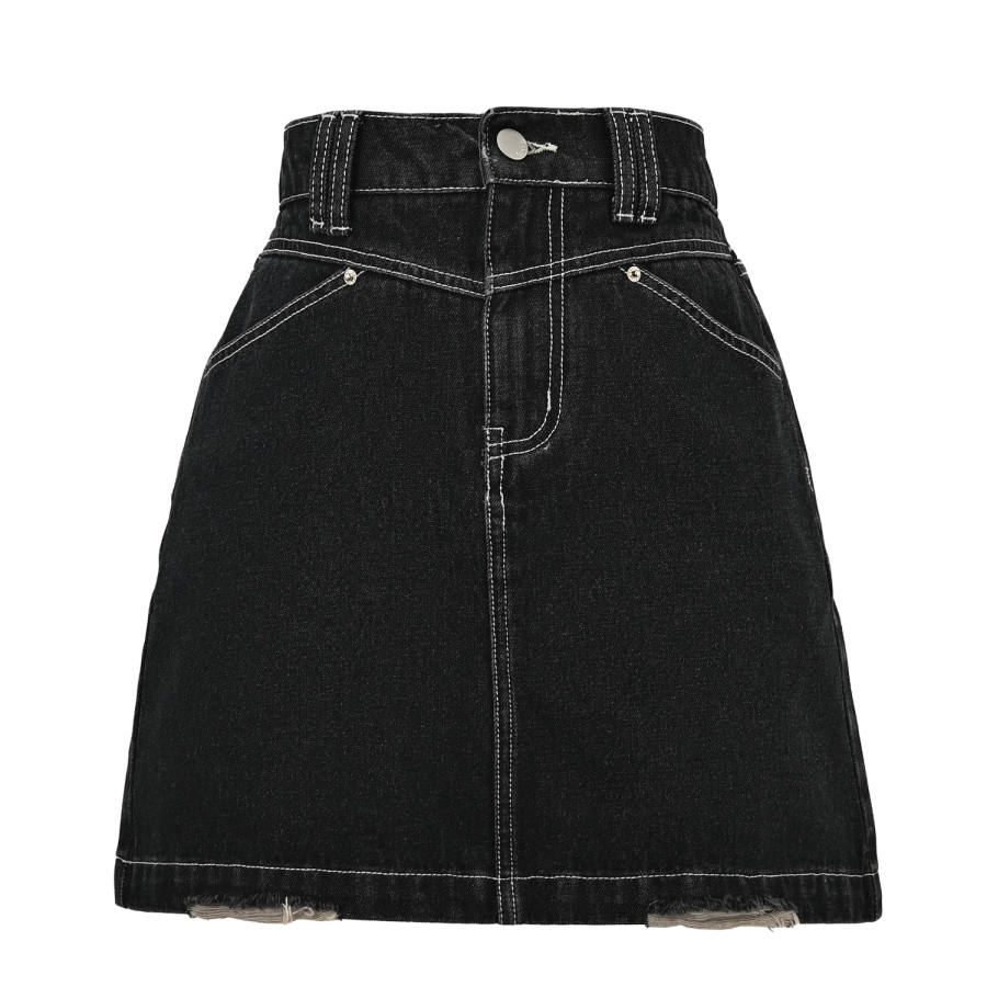 SNBL SNBL Denim Short Skirts Women's