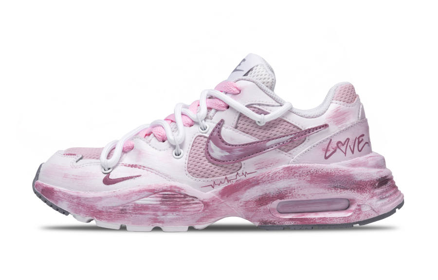 Nike Nike Air Max Fusion Abrasion Resistant Low top Running Shoes Women's Pink