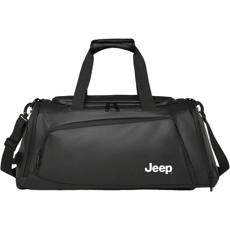 Jeep Water Repellent Fabric Bag Large Men's Black
