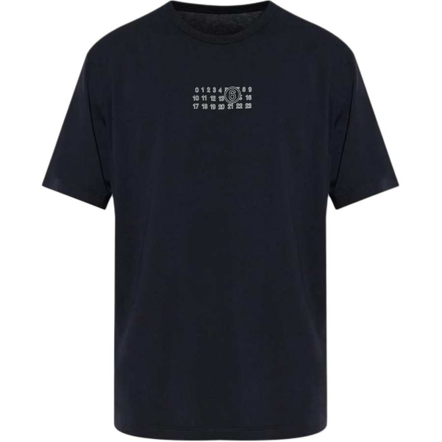 MM6 Maison Margiela Numeric Printed Crewneck T Shirt