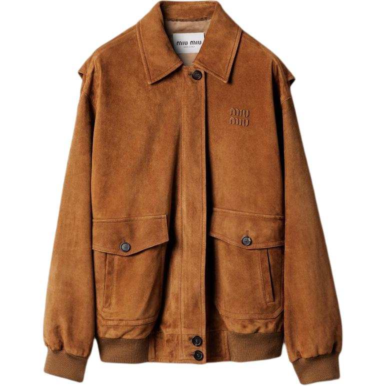 MIU MIU Miu Miu suede jacket
